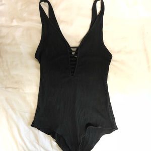 LF Emma & Sam Black Bodysuit
